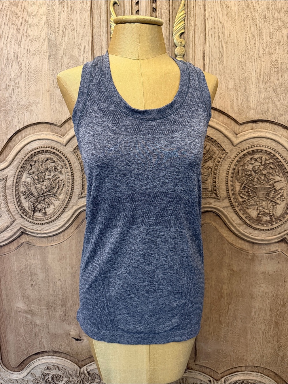 Athleta Heather Gray Racerback Tank Top